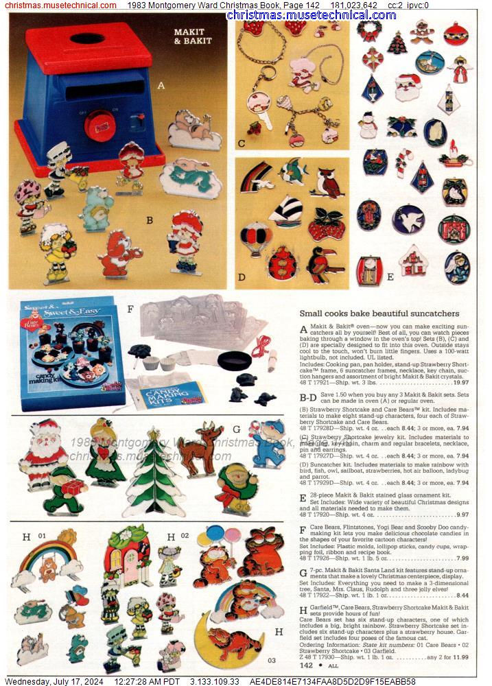 1983 Montgomery Ward Christmas Book, Page 142