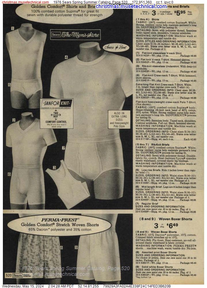 1976 Sears Spring Summer Catalog, Page 520