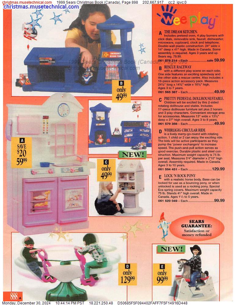 1999 Sears Christmas Book (Canada), Page 898