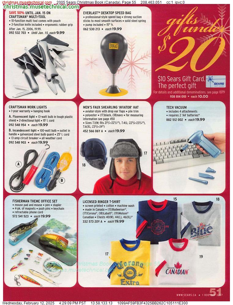 2005 Sears Christmas Book (Canada), Page 55