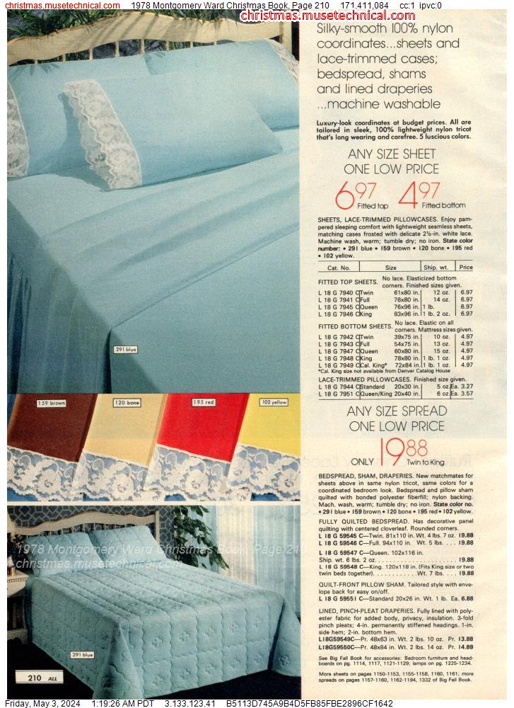 1978 Montgomery Ward Christmas Book, Page 210