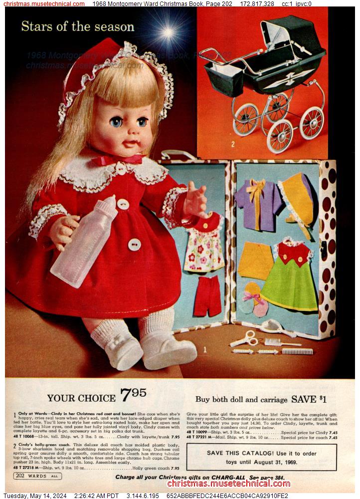 1968 Montgomery Ward Christmas Book, Page 202