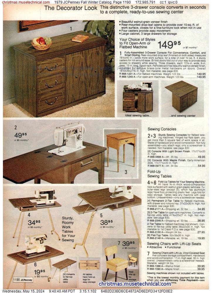 1979 JCPenney Fall Winter Catalog, Page 1190