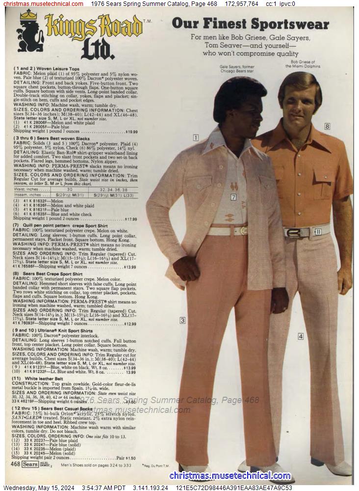 1976 Sears Spring Summer Catalog, Page 468
