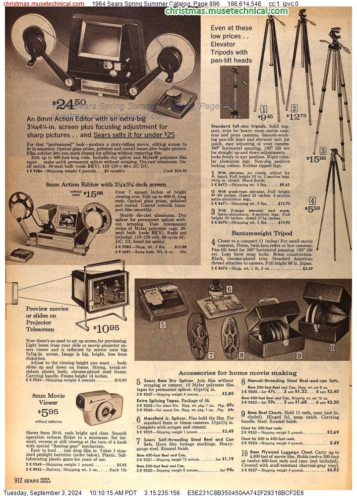 1964 Sears Spring Summer Catalog, Page 896