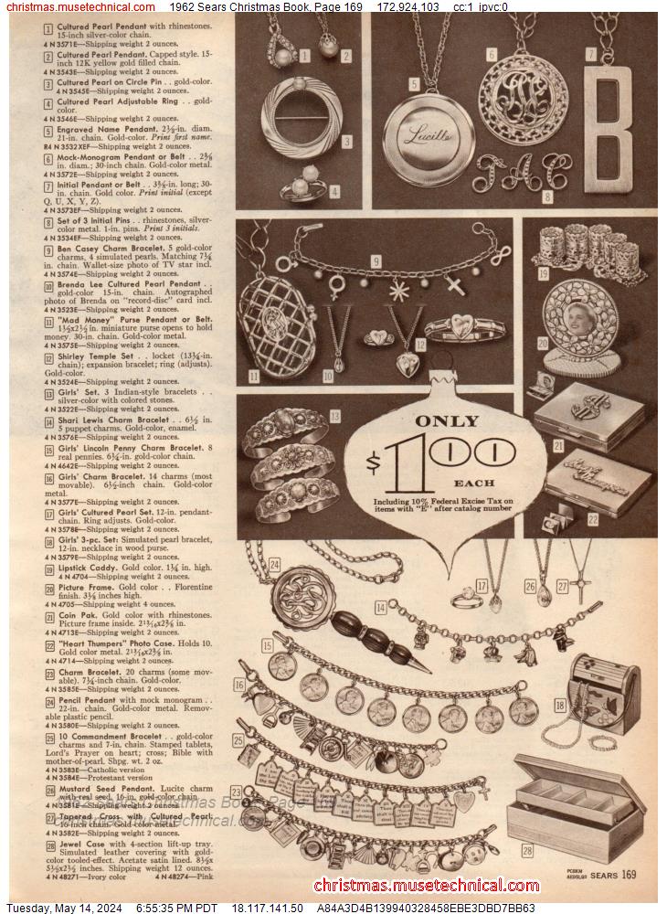 1962 Sears Christmas Book, Page 169