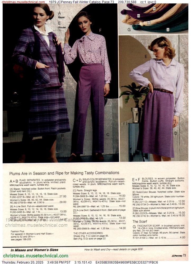 1979 JCPenney Fall Winter Catalog, Page 73