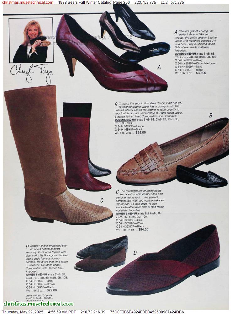 1988 Sears Fall Winter Catalog, Page 306