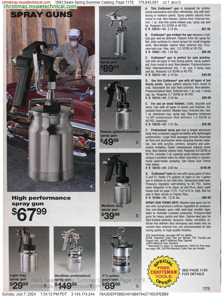 1993 Sears Spring Summer Catalog, Page 1178