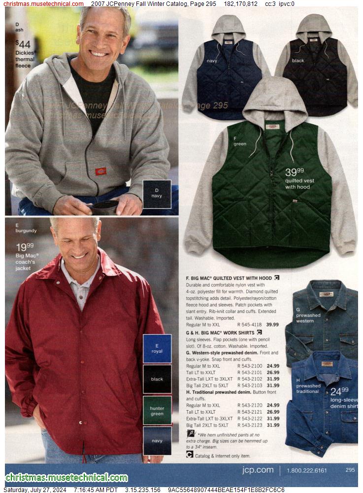 2007 JCPenney Fall Winter Catalog, Page 295