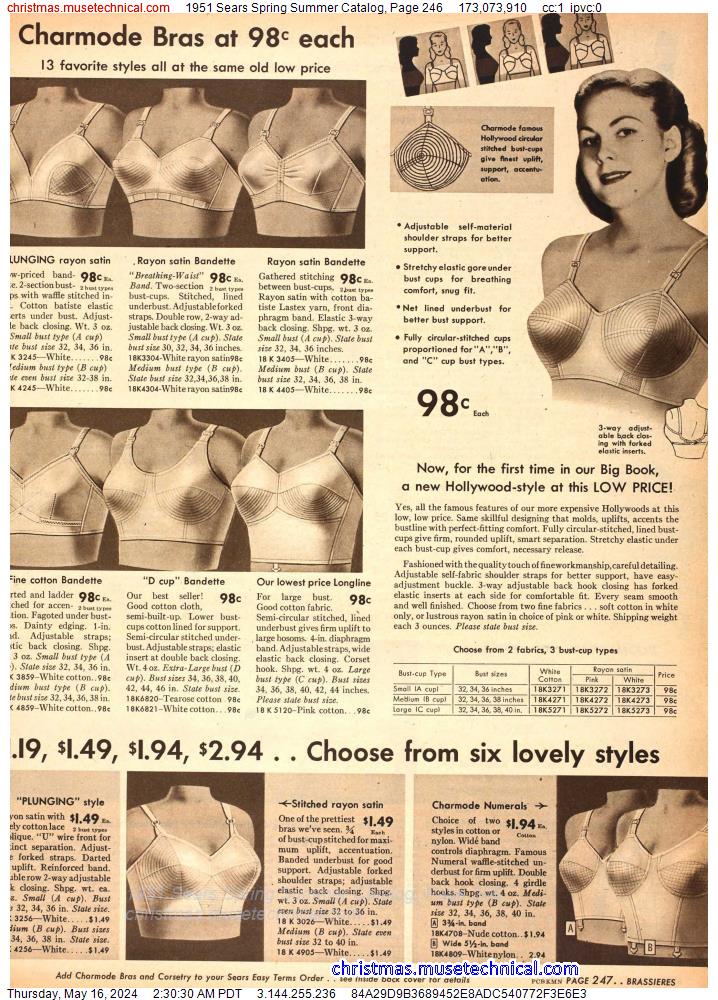 1951 Sears Spring Summer Catalog, Page 246