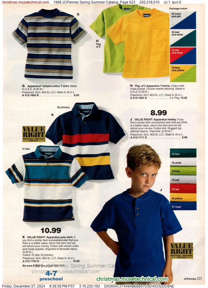 1996 JCPenney Spring Summer Catalog, Page 523