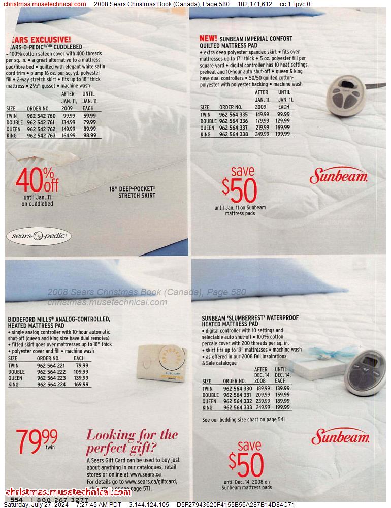 2008 Sears Christmas Book (Canada), Page 580
