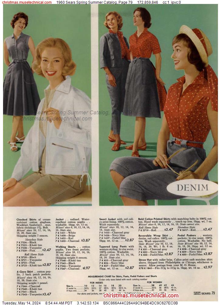 1960 Sears Spring Summer Catalog, Page 79