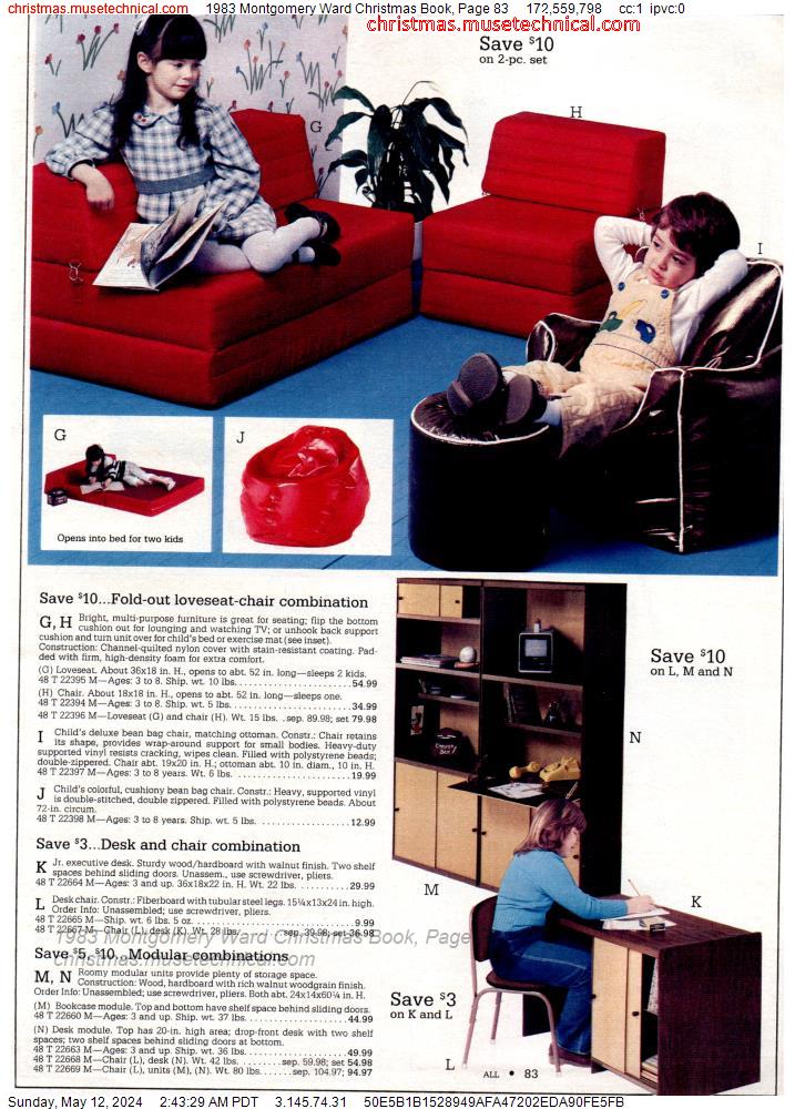 1983 Montgomery Ward Christmas Book, Page 83