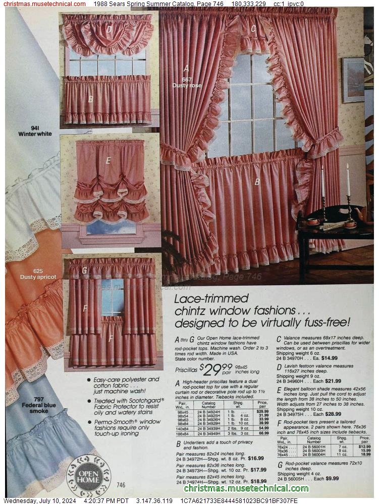 1988 Sears Spring Summer Catalog, Page 746
