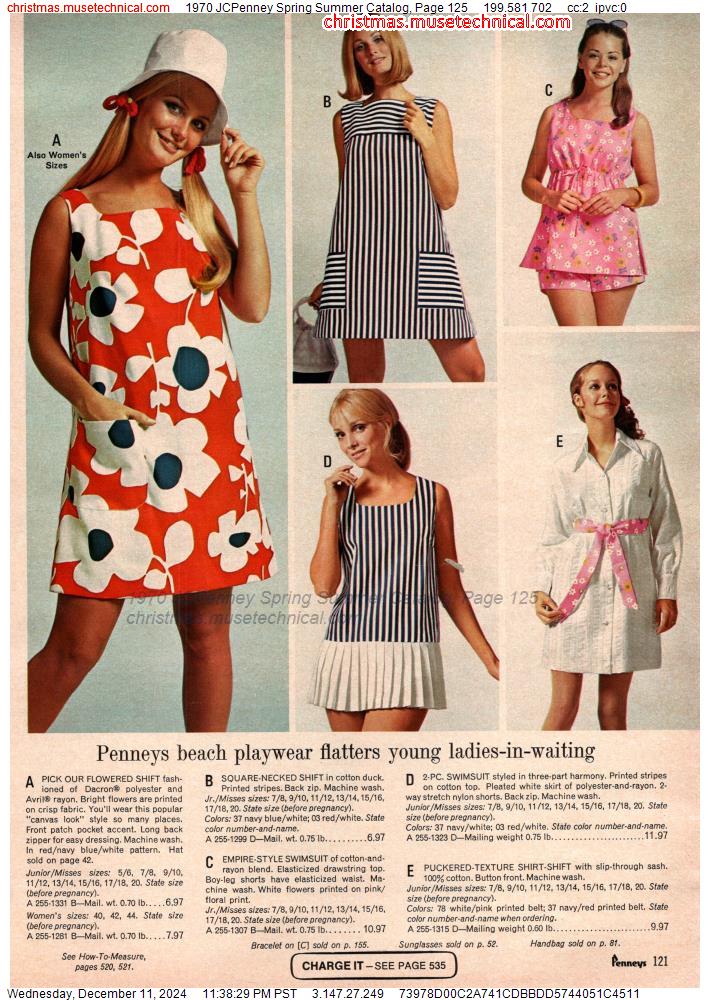 1970 JCPenney Spring Summer Catalog, Page 125