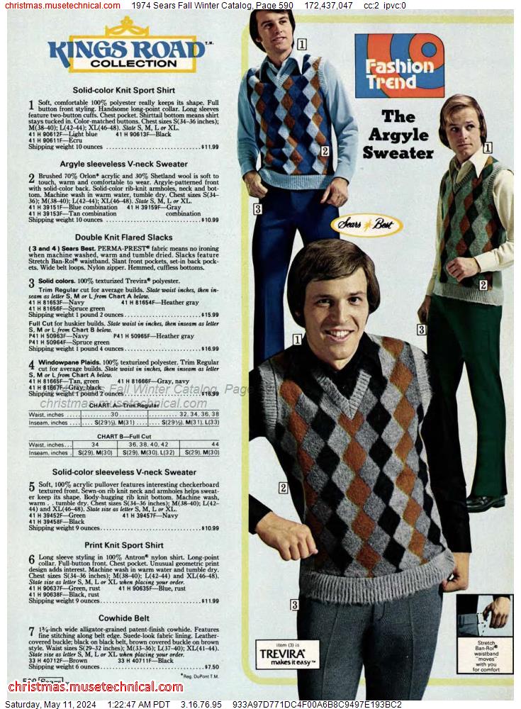 1974 Sears Fall Winter Catalog, Page 590
