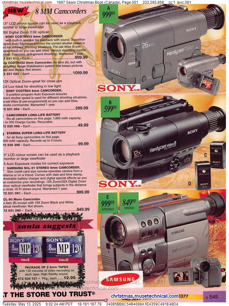 1997 Sears Christmas Book (Canada), Page 551