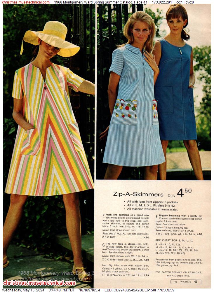 1968 Montgomery Ward Spring Summer Catalog, Page 41