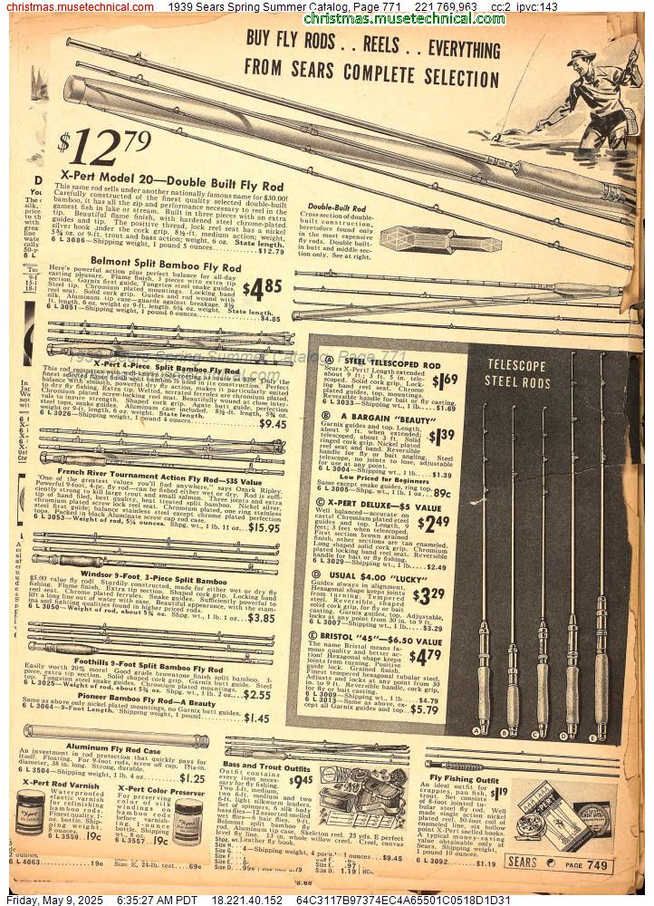 1939 Sears Spring Summer Catalog, Page 771