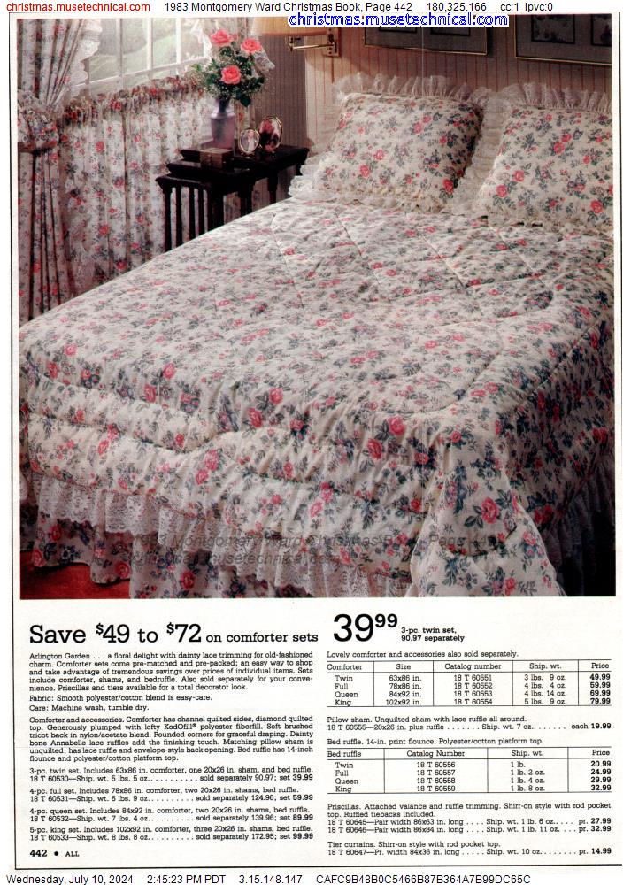 1983 Montgomery Ward Christmas Book, Page 442