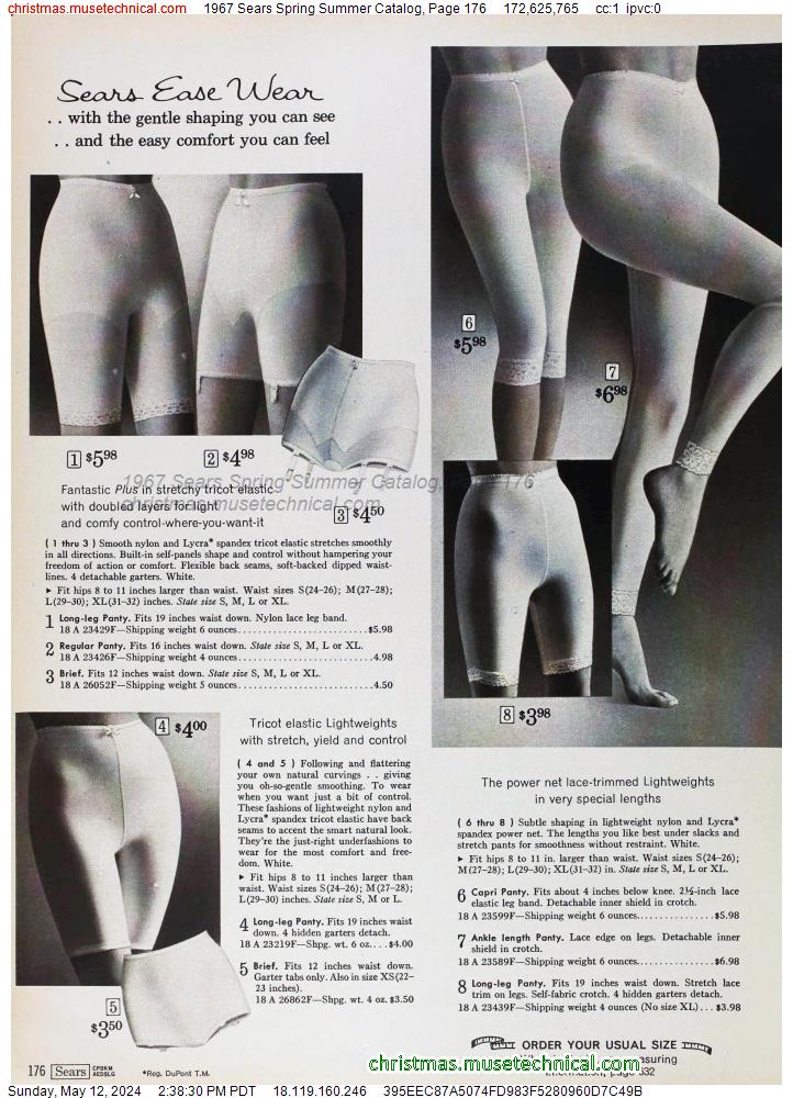 1967 Sears Spring Summer Catalog, Page 176