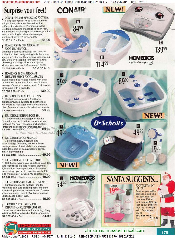 2001 Sears Christmas Book (Canada), Page 177