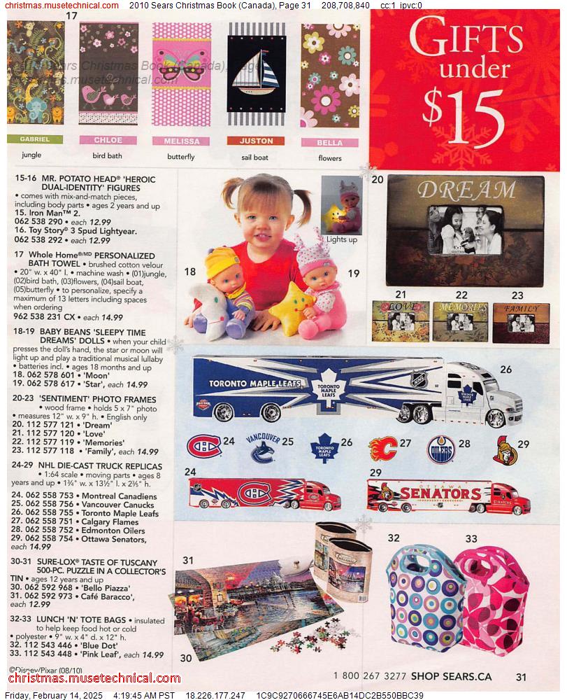 2010 Sears Christmas Book (Canada), Page 31