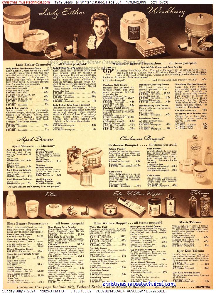 1942 Sears Fall Winter Catalog, Page 561