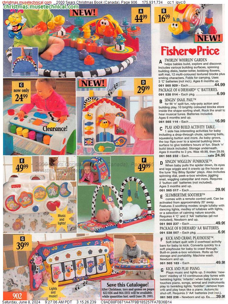 2000 Sears Christmas Book (Canada), Page 906