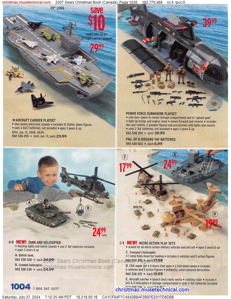 2007 Sears Christmas Book (Canada), Page 1036