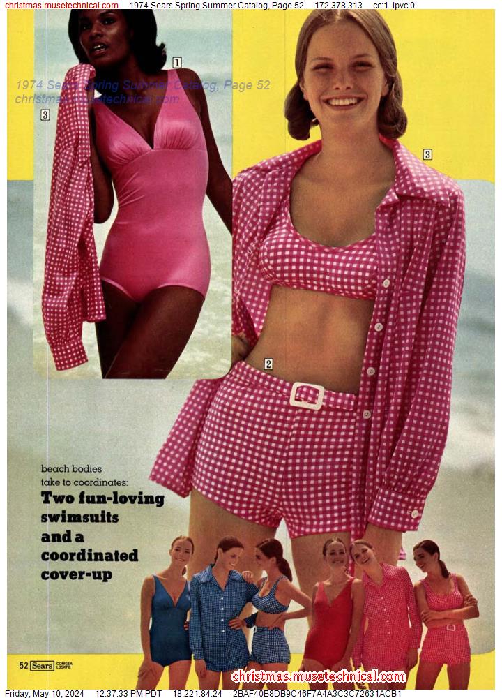 1974 Sears Spring Summer Catalog, Page 52