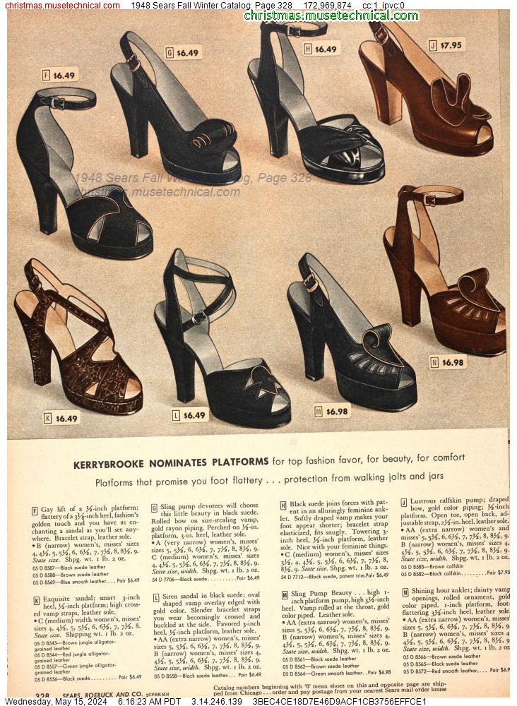 1948 Sears Fall Winter Catalog, Page 328
