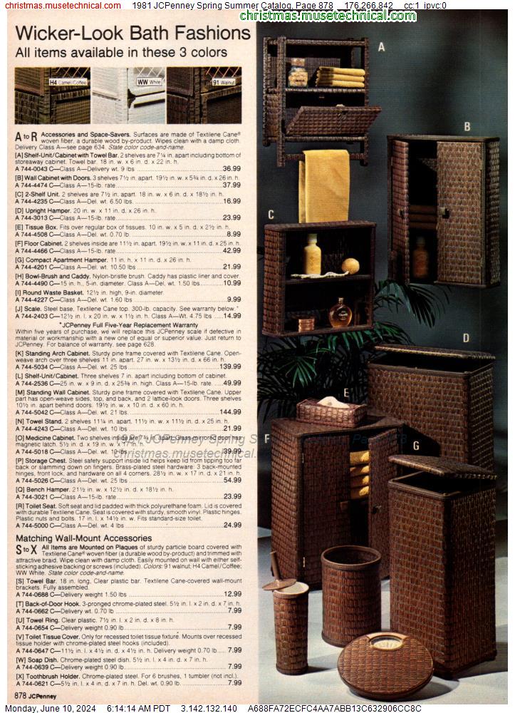 1981 JCPenney Spring Summer Catalog, Page 878