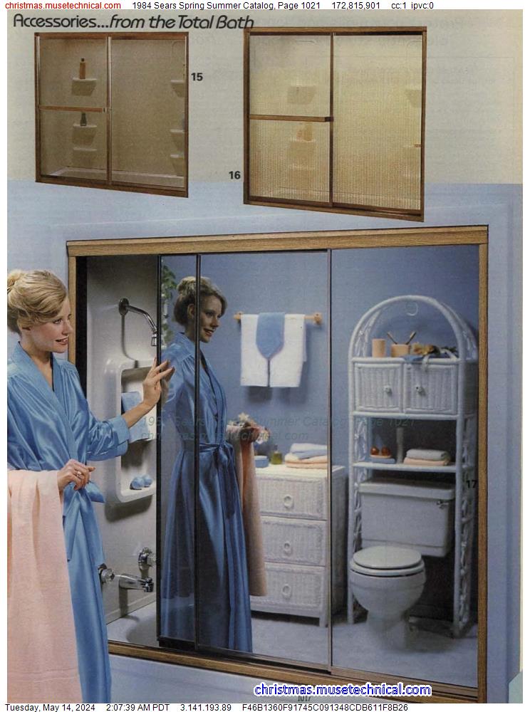 1984 Sears Spring Summer Catalog, Page 1021