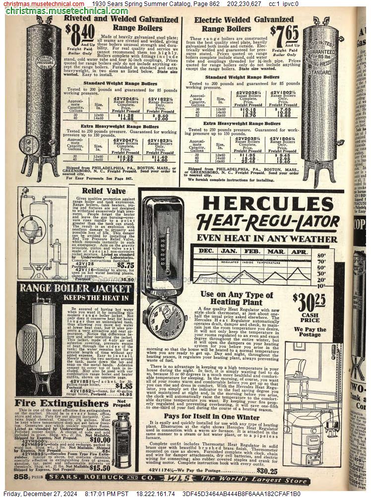 1930 Sears Spring Summer Catalog, Page 862