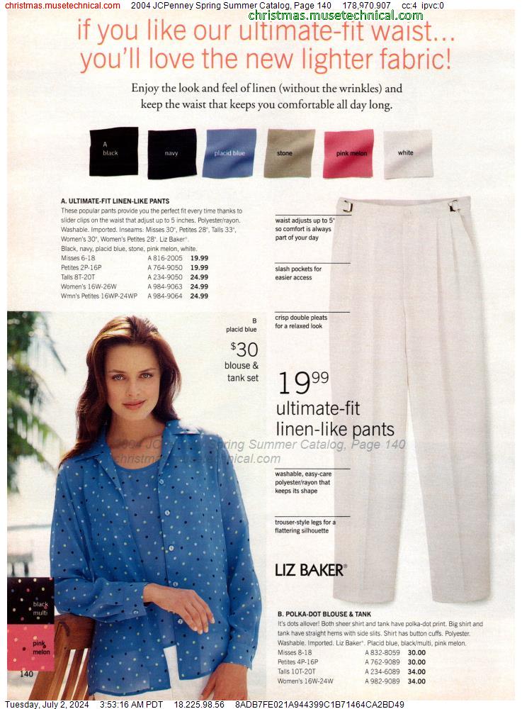 2004 JCPenney Spring Summer Catalog, Page 140