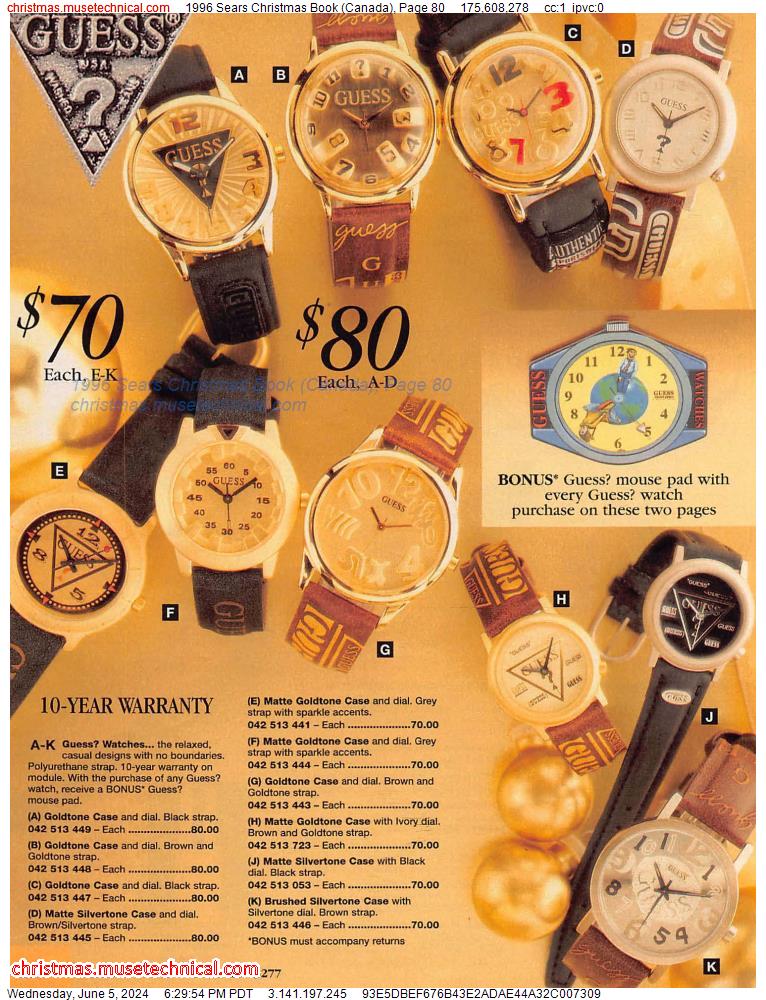 1996 Sears Christmas Book (Canada), Page 80