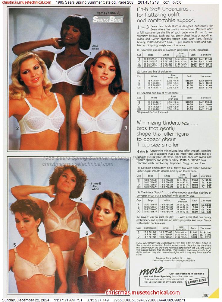 1985 Sears Spring Summer Catalog, Page 208