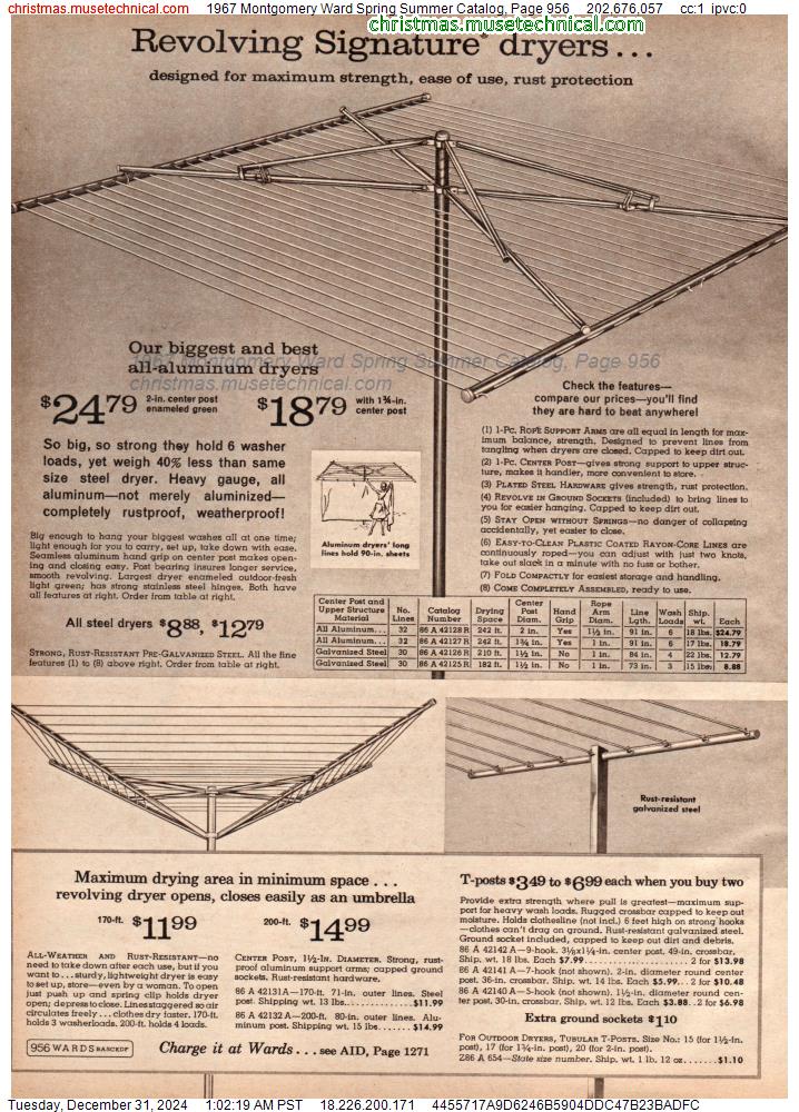 1967 Montgomery Ward Spring Summer Catalog, Page 956