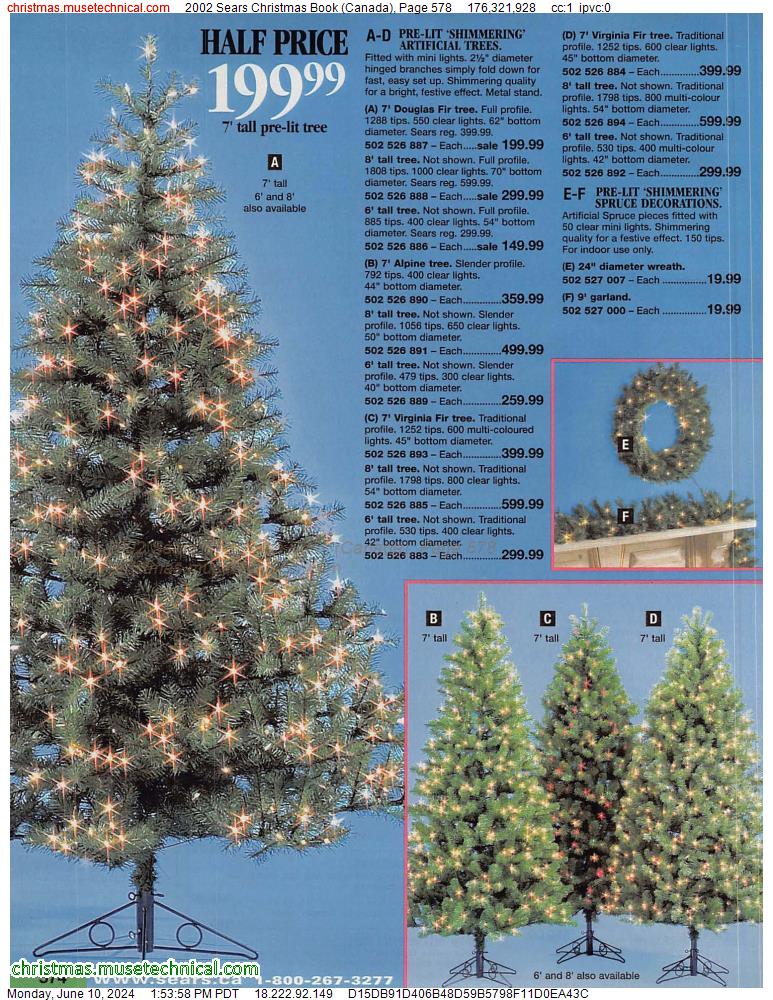 2002 Sears Christmas Book (Canada), Page 578
