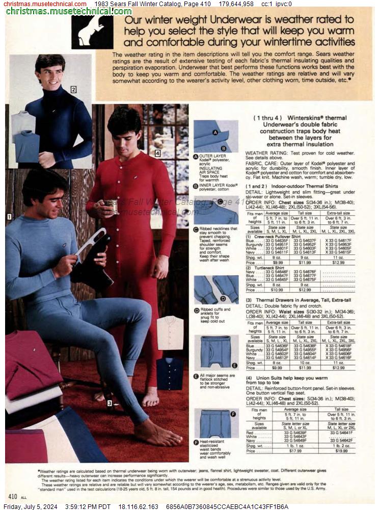 1983 Sears Fall Winter Catalog, Page 410