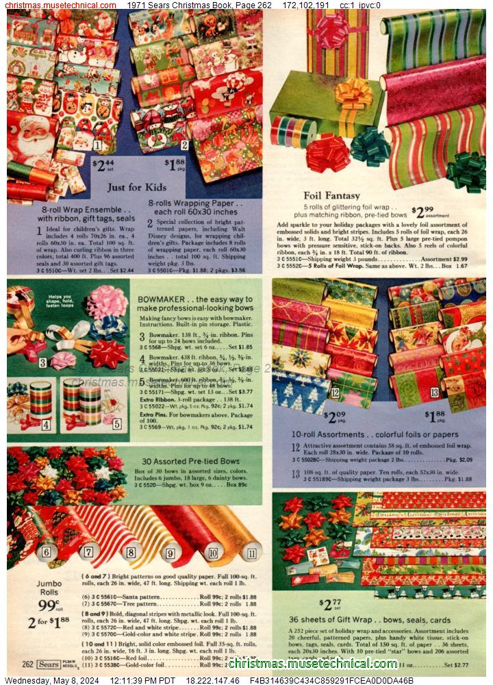 1971 Sears Christmas Book, Page 262