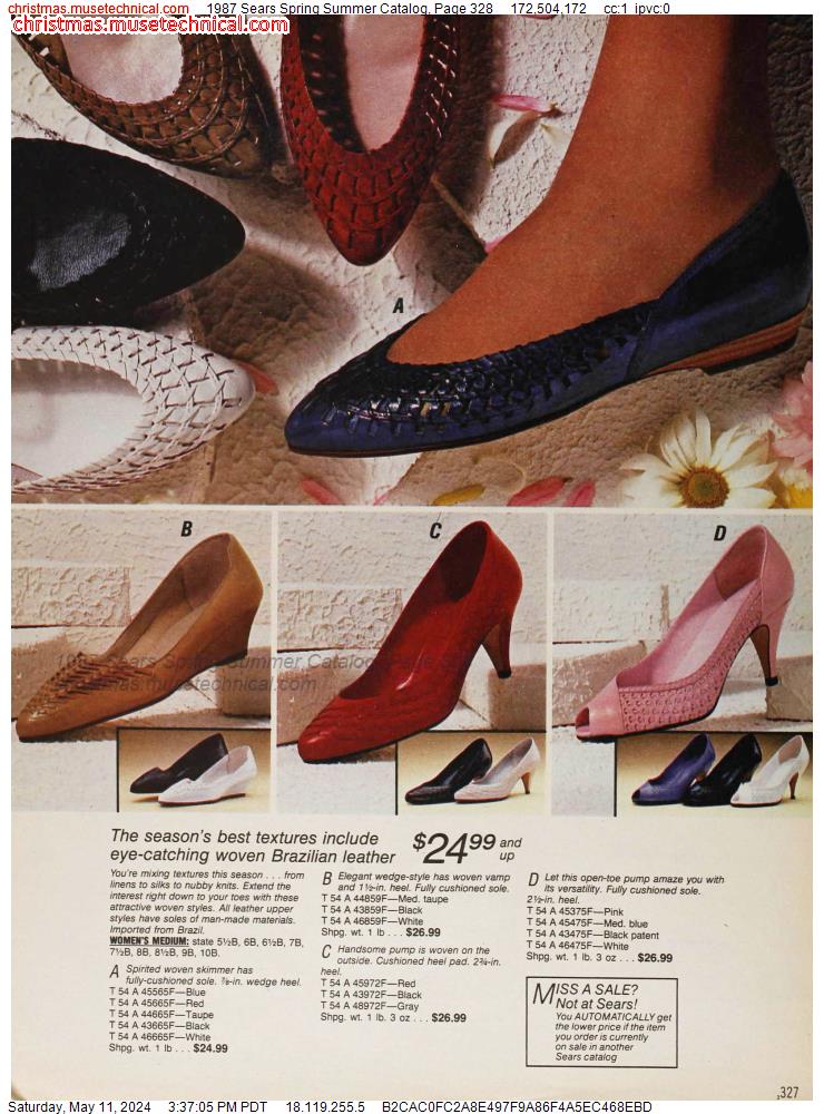 1987 Sears Spring Summer Catalog, Page 328
