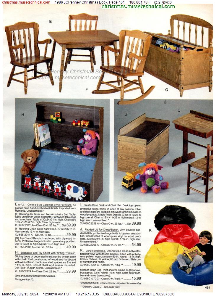 1986 JCPenney Christmas Book, Page 461