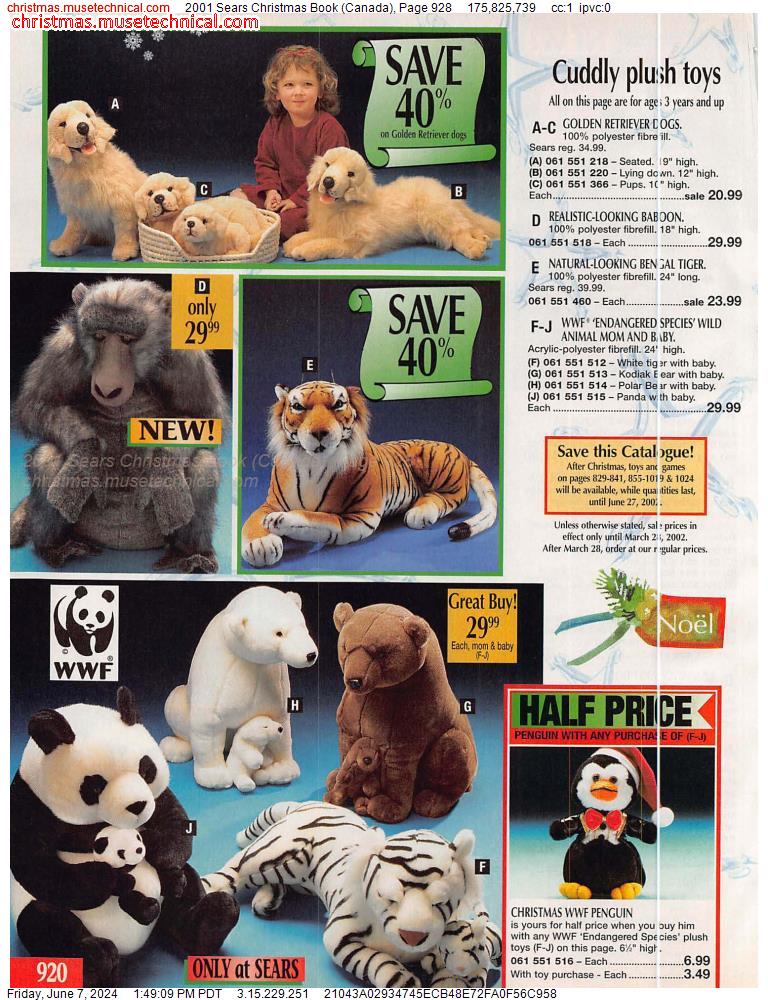 2001 Sears Christmas Book (Canada), Page 928