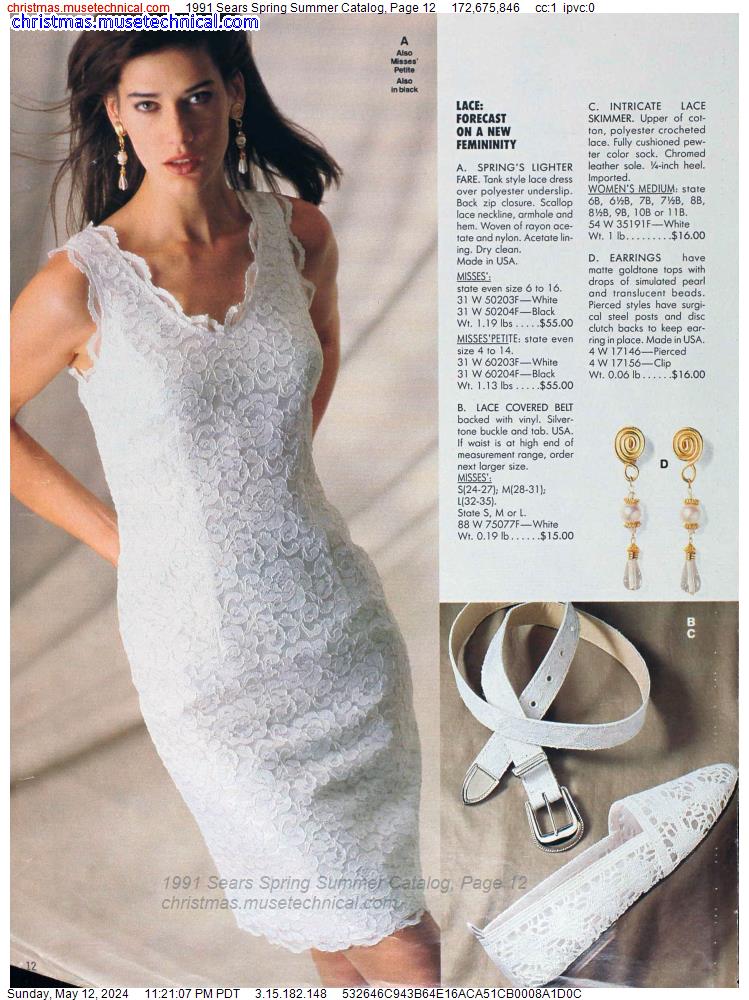 1991 Sears Spring Summer Catalog, Page 12