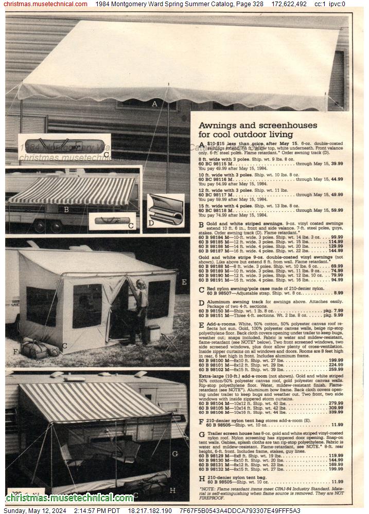 1984 Montgomery Ward Spring Summer Catalog, Page 328