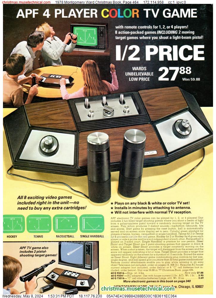 1978 Montgomery Ward Christmas Book, Page 464